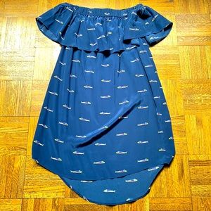 Sea New York off The shoulder ruffle dress fish